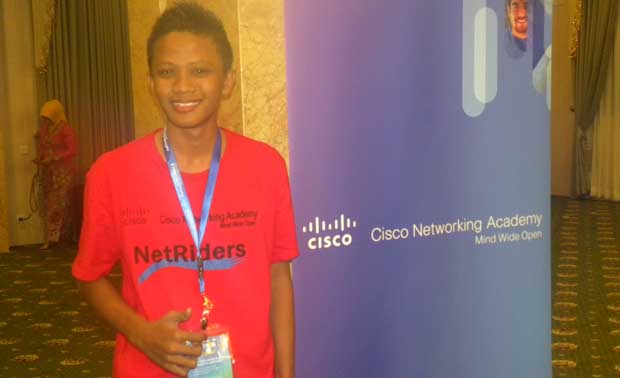 Muhammad Daanni Irsyad Juara 1 Cisco Networking Academy